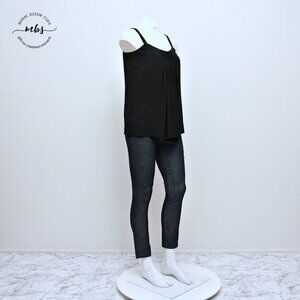 Eileen Fisher‎ Silk Spaghetti Strap Lined Tank Top